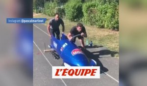 Pascal Martinot-Lagarde s'essaie au bobsleigh - Athlé - WTF