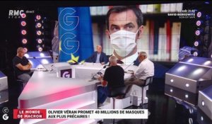 Le monde de Macron : Olivier Véran promet 40 millions de masques aux plus précaires ! - 23/07