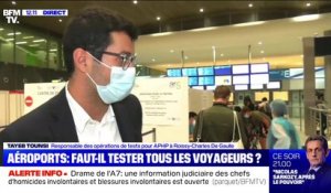Le responsable des opérations de tests pour l'APHP se dit prêt pour "une augmentation de la capacité de test" dans les aéroports parisiens