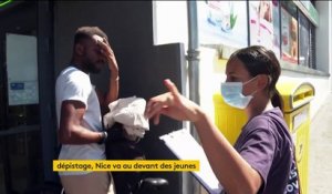 Coronavirus : la ville de Nice va au devant des jeunes pour les dépister