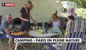 Un camping à Paris avec vue sur la tour Eiffel