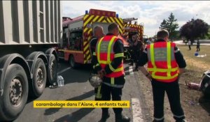 Aisne : 4 enfants décédés lors d’un violent carambolage