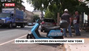 Covid-19 : les scooters envahissent les rues de New York