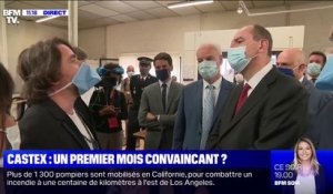 Jean Castex visite une usine de masques à Roubaix, pour promouvoir la production française
