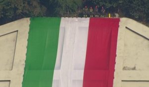 Pont de Gênes: les images de l'hommage aux 43 victimes