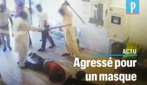 Val d'Oise : un homme roué de coups pour une histoire de masque