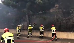 Feu à Port-de-Bouc : Plus de 100 pompiers sur place