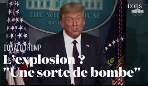Donald Trump évoque un "terrible attentat" à propos des explosions à Beyrouth et est déjà contredit