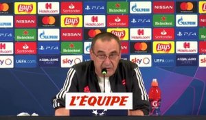 Sarri « Ce sera très difficile pour nous » - Foot - C1 - Juventus