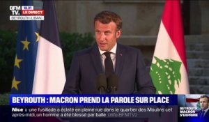 Emmanuel Macron au Liban: "Je ressens une infinie tristesse"