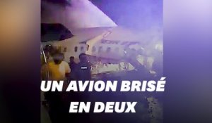 À Kozhikode, en Inde, un avion d'Air India Express dérape lors de son atterrissage