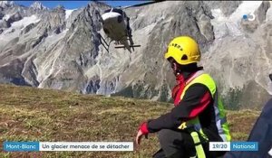 Mont-Blanc : un glacier menace de se détacher
