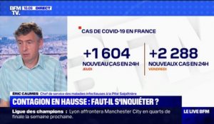 Covid-19: l'infectiologue Éric Caumes estime qu'"on peut rapidement être dépassé par ce virus" et appelle à "être extrêmement vigilant"