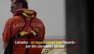 Calvados : un nageur sauvé « par hasard » par des sauveteurs en mer