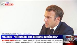 Aide apporté au Liban: Emmanuel Macron détailles les besoins des Libanais