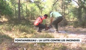 Pour lutter contre les incendies dans la forêt de Fontainebleau, les pompiers utilisent un drone équipé d'une caméra thermique - VIDEO
