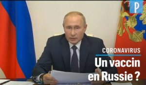 Coronavirus : Poutine affirme que la Russie a mis au point un vaccin