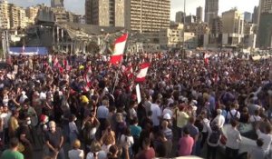 Beyrouth marque la minute de l’explosion, une semaine après