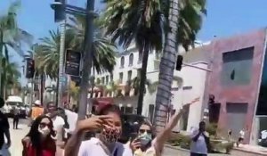 Tekashi 6ix9ine Throws $100 Dollar BILLS To Crowd In Los Angeles