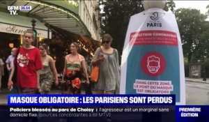 Les Parisiens sont perdus face à l'obligation du port du masque dans certaines rues