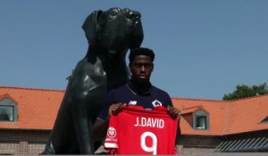 LOSC - Jonathan David présenté à la presse