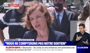 Florence Parly à Beyrouth: L'opération française de soutien à la population libanaise a été nommée "Amitié"