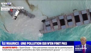 Marée noire à l'Île Maurice: le navire s'est brisé en deux, Sébastien Lecornu redoute une pollution à La Réunion
