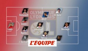 L'équipe type des joueurs formés à Lyon - Foot - C1 - OL