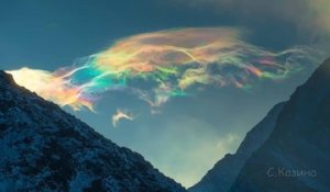 Une photographe capture un nuage arc-en-ciel extraordinaire