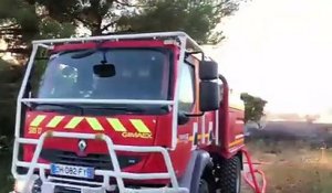 Feu à Martigues : l’intervention des pompiers en vidéo