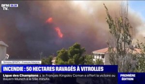 Incendie à Vitrolles: 50 hectares ont été ravagés par les flammes