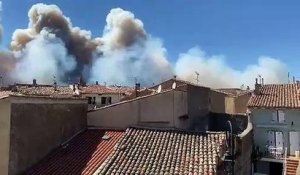 Feu d'Istres et Saint-Mitre : Déjà 150 hectares partis en fumée