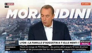 Un proche d’Augustin, le jeune homme agressé à Lyon, témoigne dans "Morandini Live" sur CNews : "Le médecin lui a prescrit 21 jours d’ITT" - VIDEO
