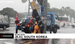 Le typhon Bavi provoque des dégâts dans la péninsule coréenne