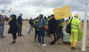 Manifestation des Gilets jaunes à Deauville