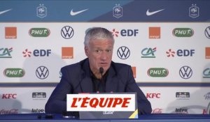 Deschamps : «Pas trop dans le rythme» - Foot - Bleus