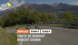 #TDF2020 - Étape 4 / Stage 4 - Benoot chute ! Benoot down !
