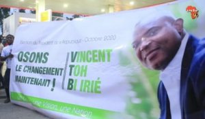 Dépôt de candidature du préfet Vincent Toh Bi Irié