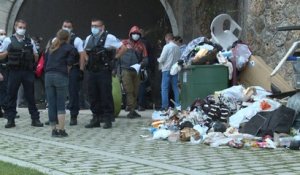Paris : des fumeurs de crack évacués du tunnel Rosa-Parks