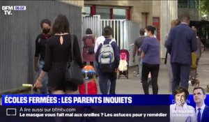 Coronavirus: trois jours après la rentrée, l'inquiétude des parents face à la fermeture d'écoles