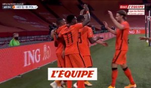 Le but de Pays-Bas - Pologne - Foot - Ligue des nations