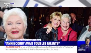 Mort d'Annie Cordy: Line Renaud salue la mémoire d'"une artiste immense"