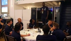 Football - Le bizutage de Camavinga et Upamecano en Équipe de France
