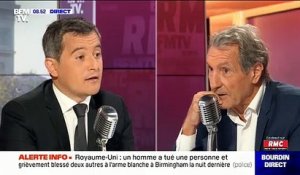 Le ministre Gérald Darmanin ce matin à Jean-Jacques Bourdin: "Mon deuxième prénom, c'est Moussa et mon grand-père était musulman" - VIDEO