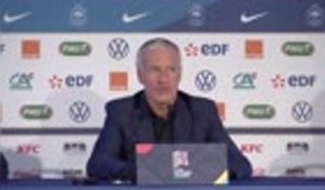 Bleus - Deschamps : "Le 3-5-2 ? On aura le temps..."