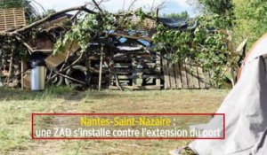Nantes-Saint-Nazaire : une ZAD s'installe contre l'extension du port