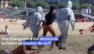 En Espagne, une surfeuse arrêtée pour ne pas avoir respecté sa quarantaine