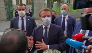 Emmanuel Macron: "On prendra vendredi des décisions sur le Covid"