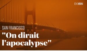 San Francisco plongée sous un ciel orange à cause des incendies historiques en Californie