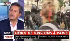 Gilets Jaunes : Regardez les incidents qui se produisent à la mi-journée Place Wagram à Paris entre les manifestants et les forces de l'ordre